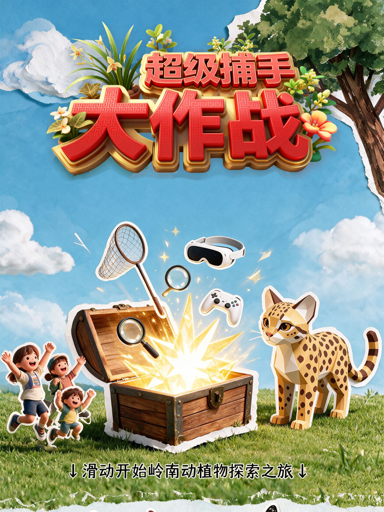 上新 | MR游戏《超级捕手大作战》解码岭南生态，探秘自然万象